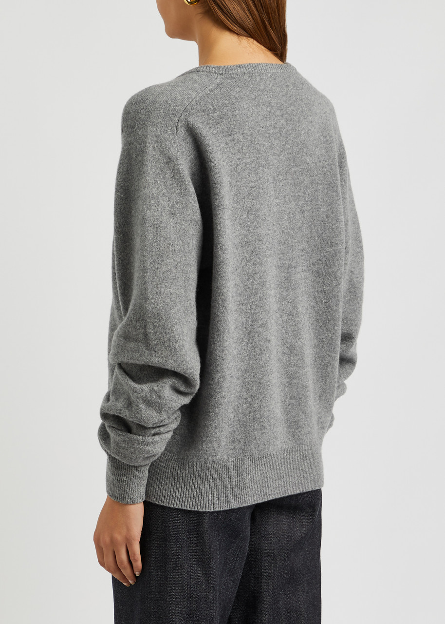  Tory Burch Stretch-wool Jumper - Grey - M (uk12 / M) 