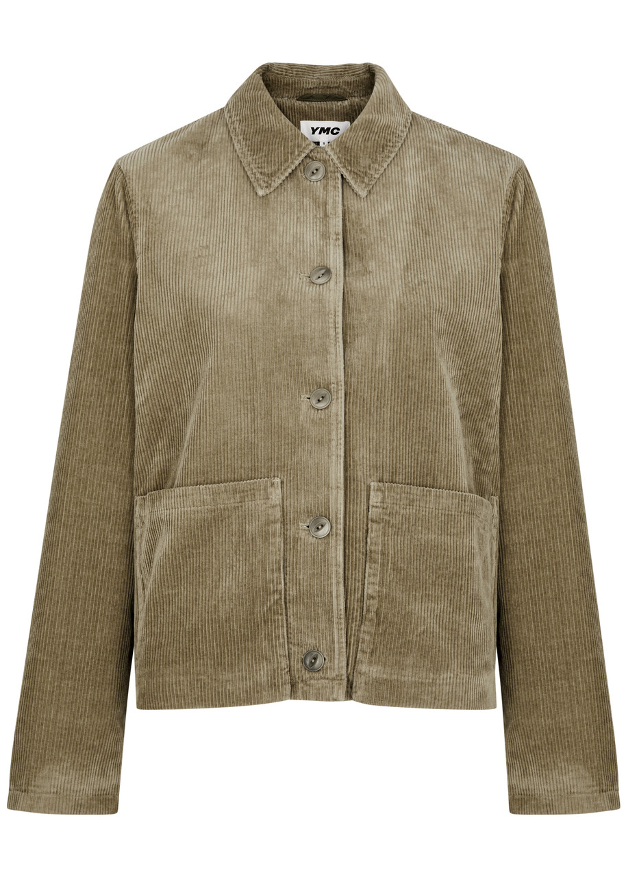 Ymc You Must Create Ymc Ronnie Corduroy Jacket In Olive