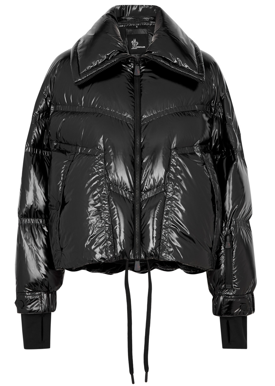 Moncler Cluses Quilted Shell Jacket In Black