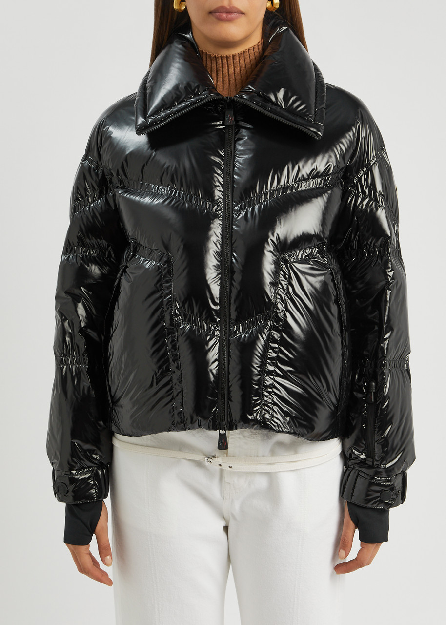 Moncler Cluses Quilted Shell Jacket In Black