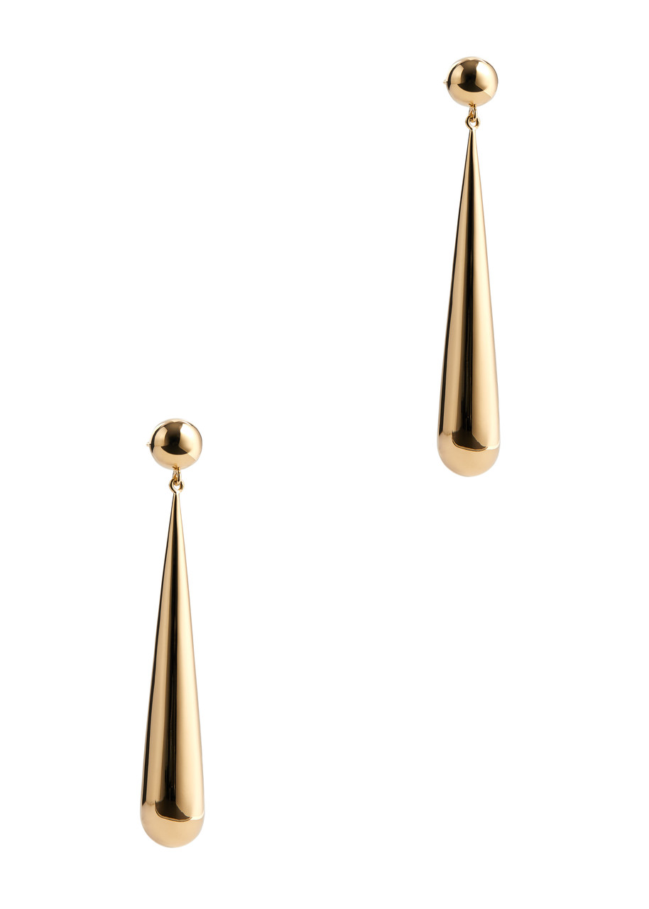 Lie Studio The Louise 18kt Gold-plated Drop Earrings