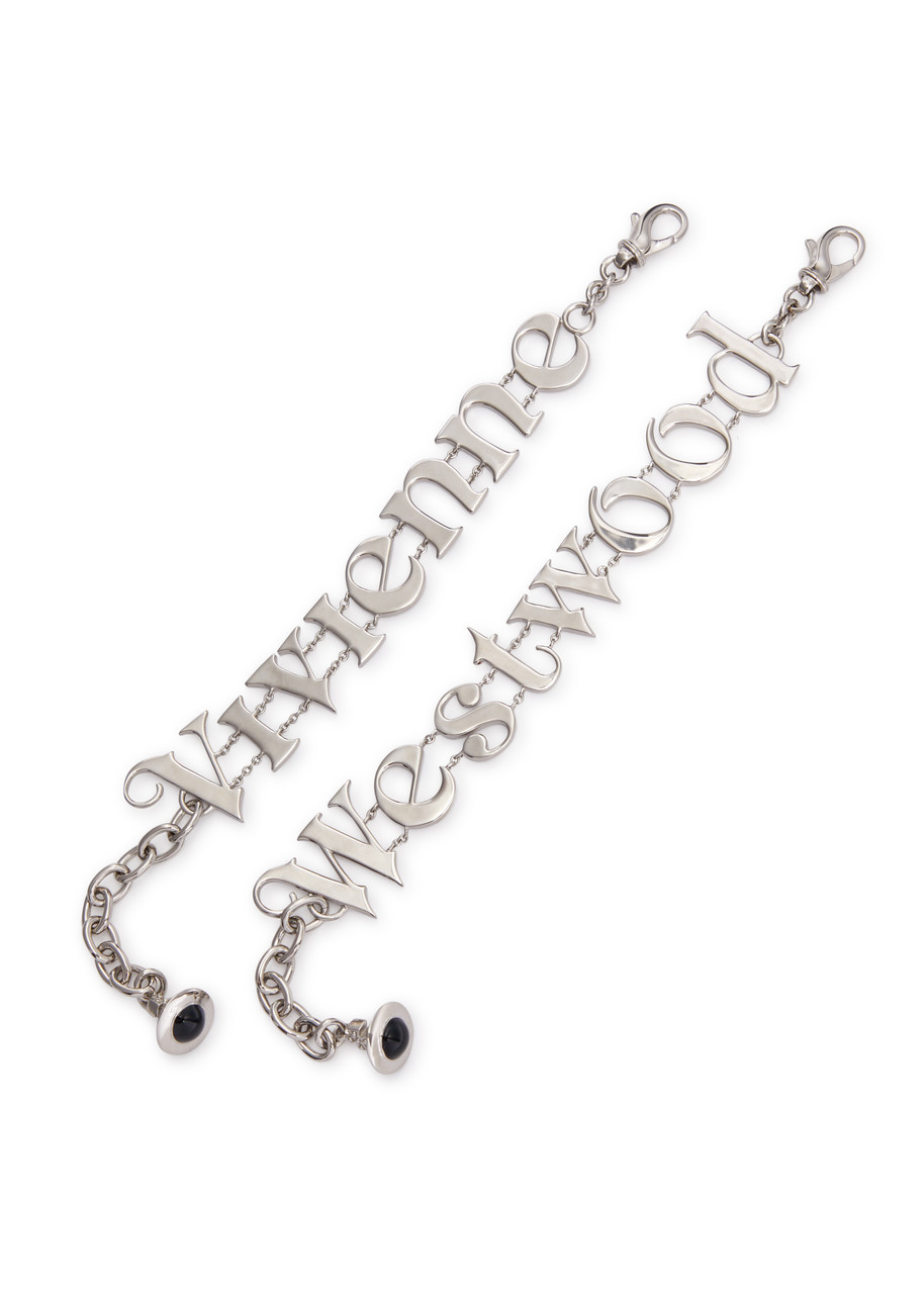 SALE ◆Vivienne Westwood◆ CLAUDE ブレスレット ◆ Vivienne Westwood Raimunda Logo Bracelet In Silver | ModeSens