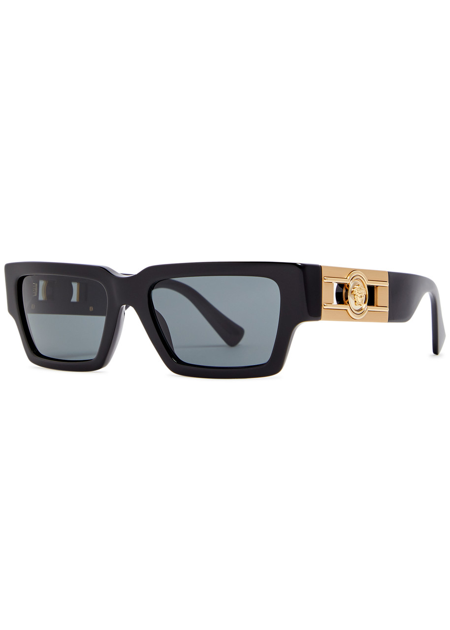 VERSACE VERSACE RECTANGLE-FRAME SUNGLASSES