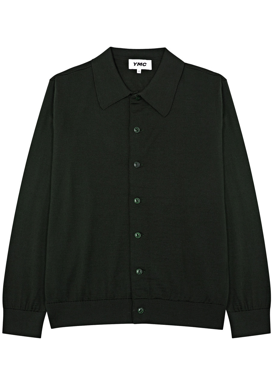 Ymc You Must Create Ymc Ratpack Wool Cardigan In Green