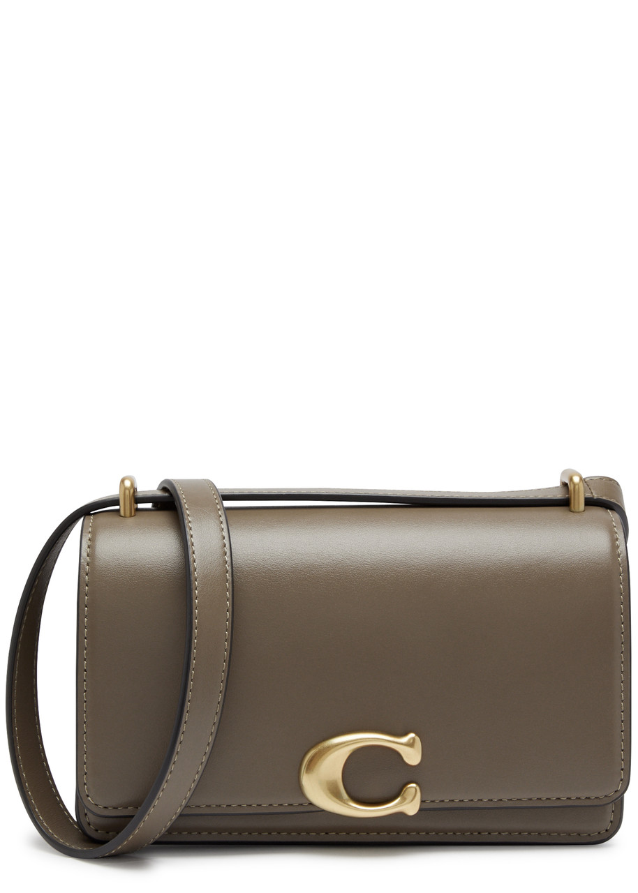 Coach Bandit Leather Cross-body Bag In Taupe