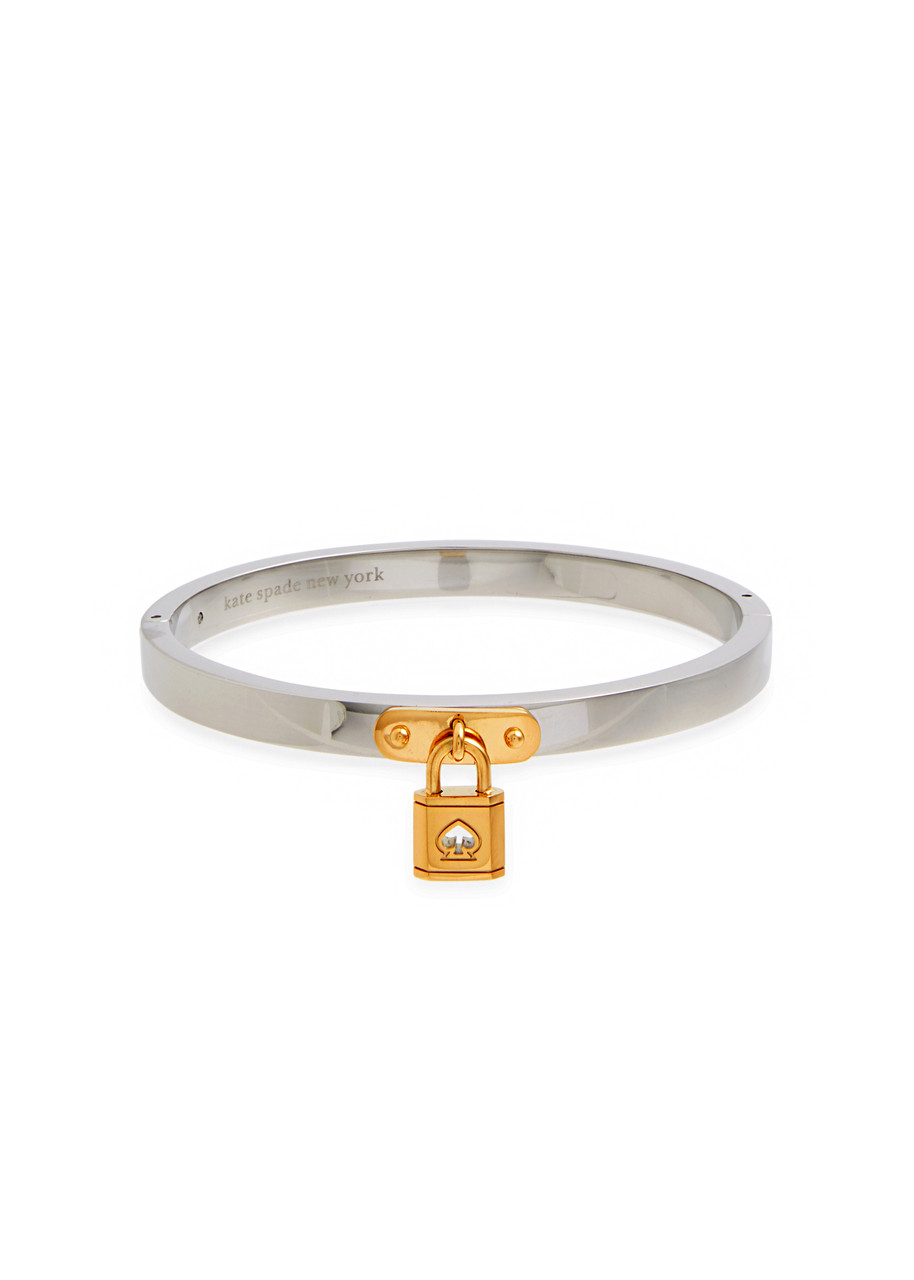 Lock And Spade Silver-plated Bracelet