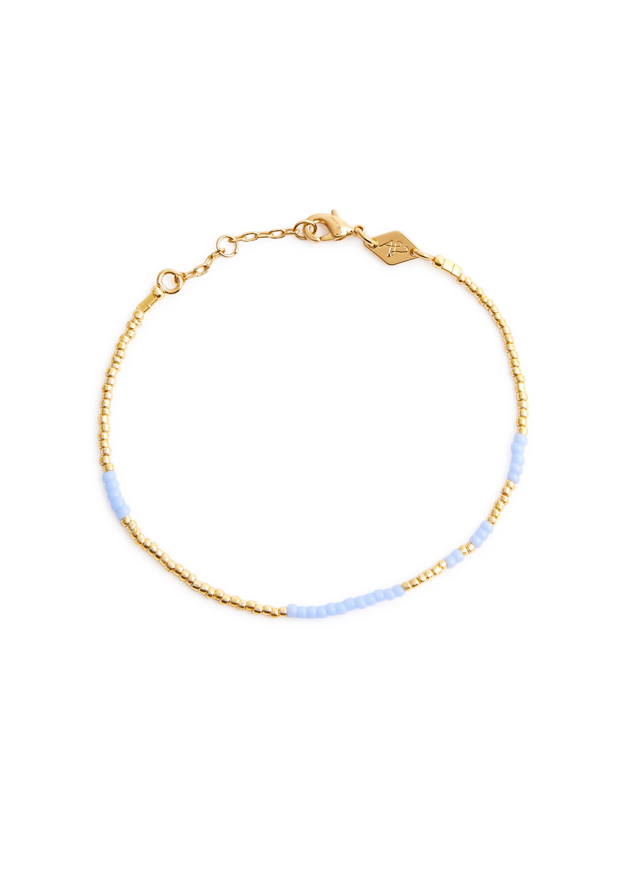 Asym 18kt Gold-plated Beaded Bracelet