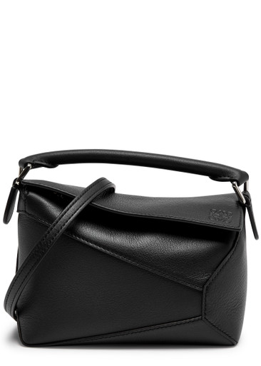LOEWE Puzzle Edge mini leather cross-body bag | Harvey Nichols