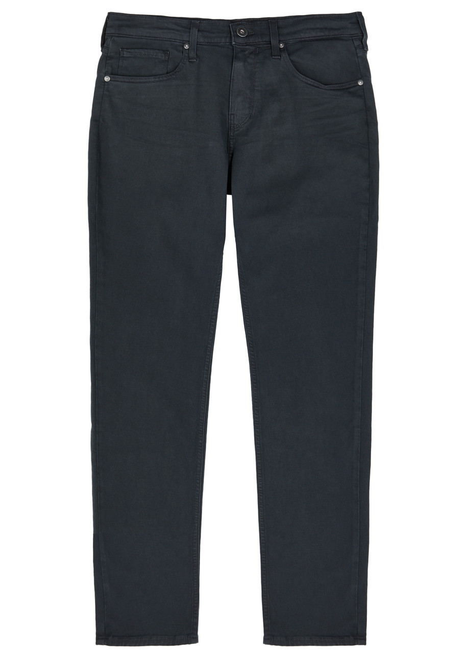 Paige Federal Straight-leg Jeans In Grey