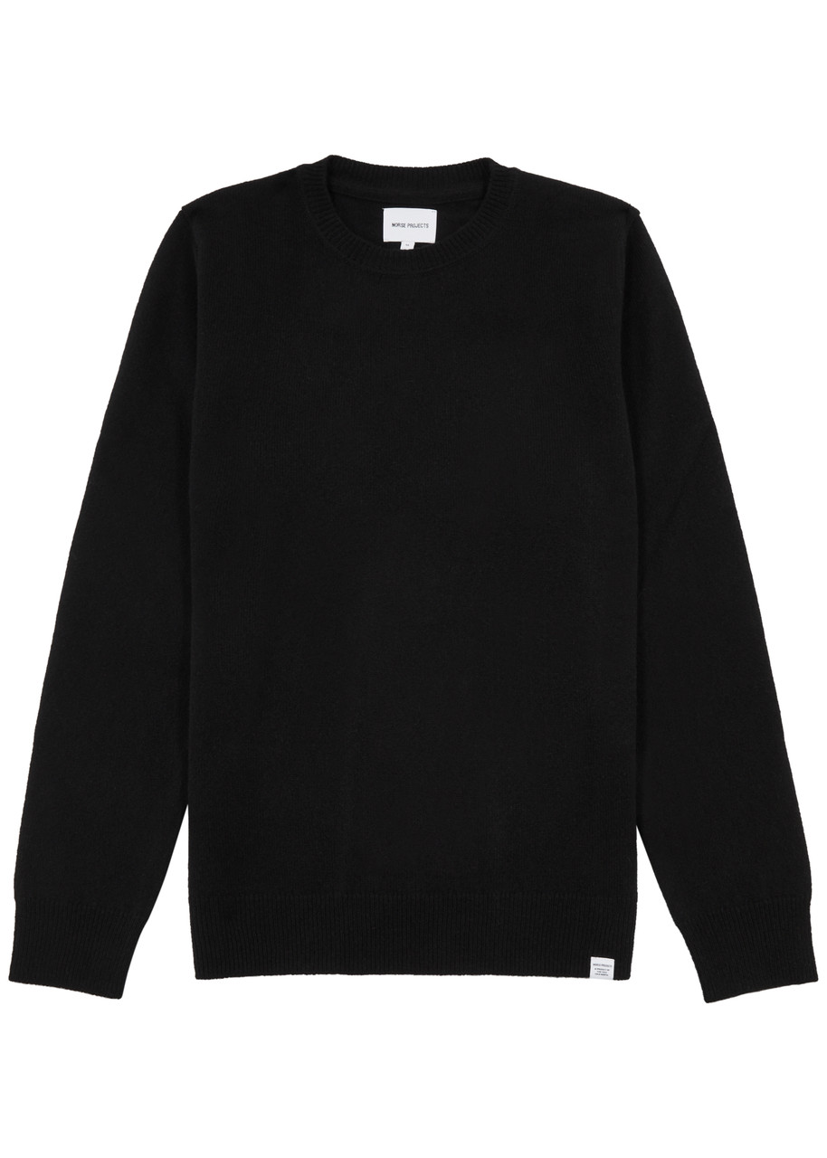 Norse Projects Sigfred Wool Jumper In Black