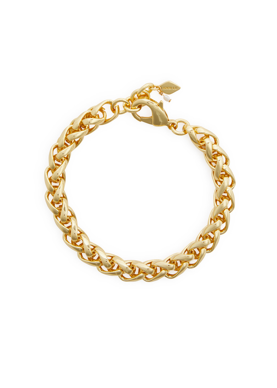 Liquid Gold Gold-plated Chain Bracelet