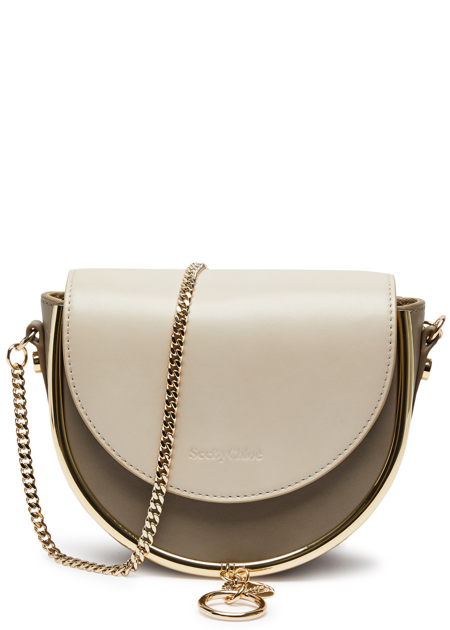 See By Chloé Mara Leather Cross-body Bag In Grey