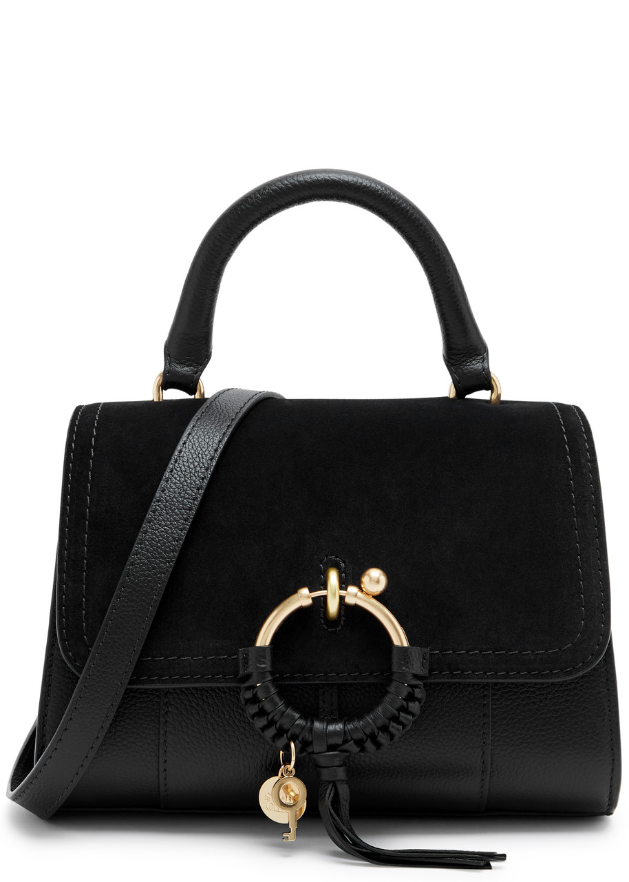 See By Chloé Joan Leather Top Handle Bag In Black