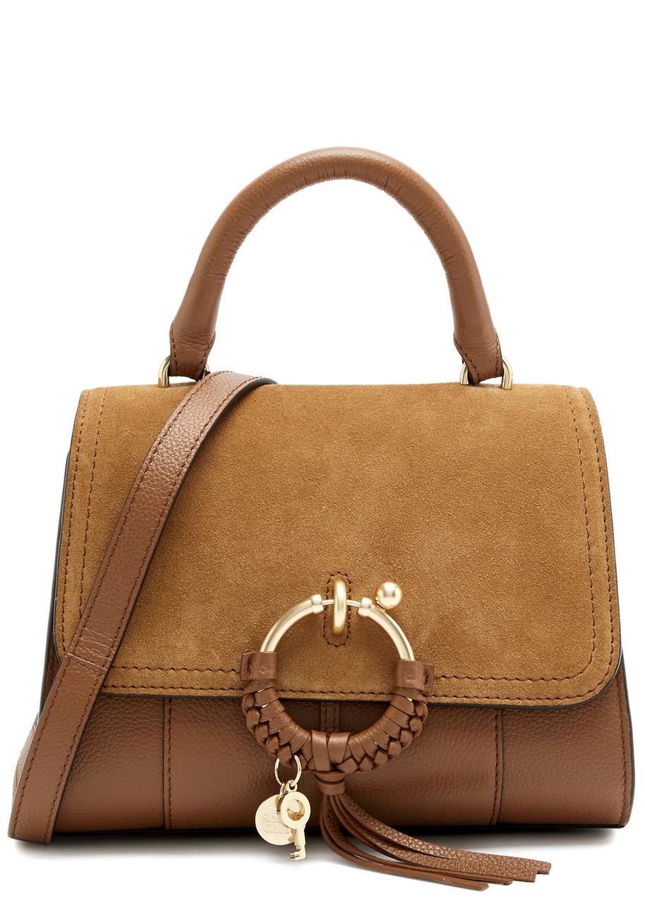 See By Chloé Joan Leather Top Handle Bag In Tan