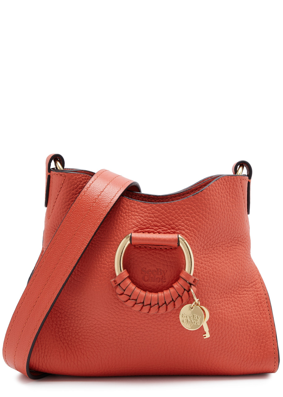 See By Chloé Joan Mini Leather Cross-body Bag In Coral