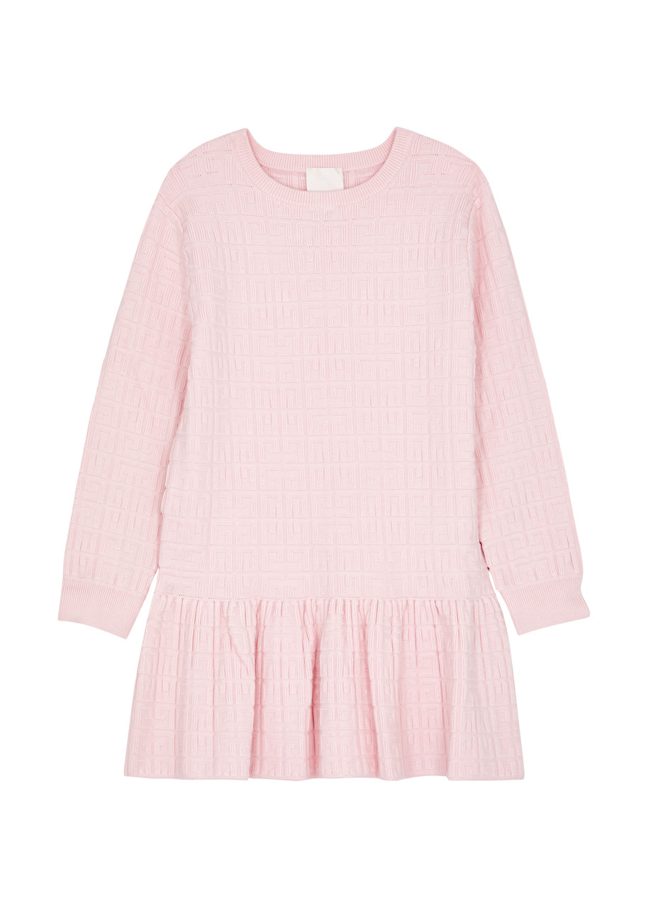 GIVENCHY KIDS 4G-INTARSIA KNITTED DRESS (4-5 YEARS)
