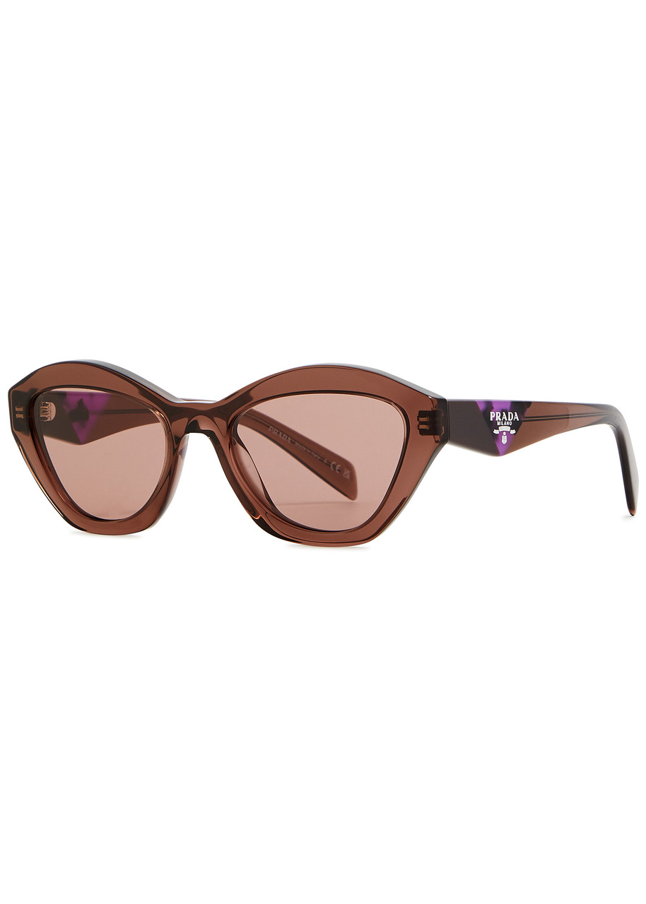 Prada Cat-eye Sunglasses - Brown Light - One Size
