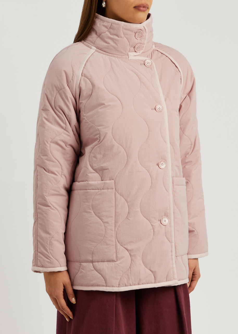  Jakke Chloe Quilted Shell Jacket - Light Pink - L (uk14 / L) 