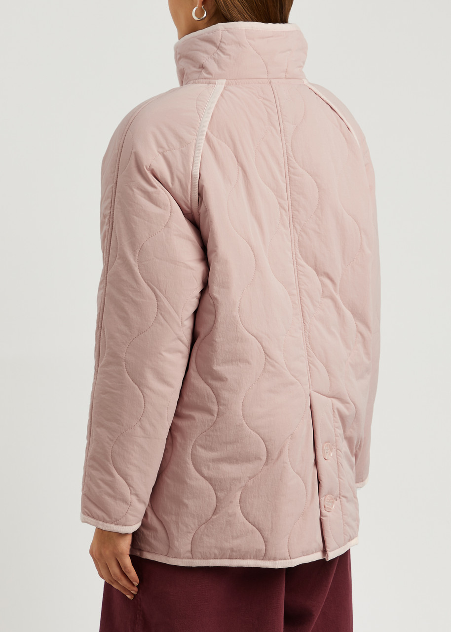  Jakke Chloe Quilted Shell Jacket - Light Pink - L (uk14 / L) 