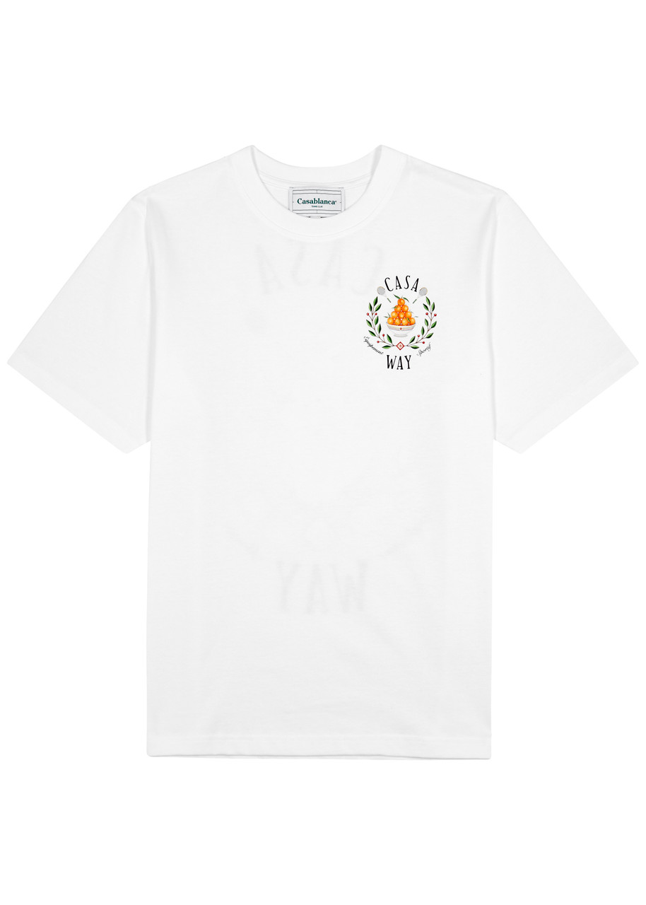 Casablanca Casa Way T-shirt In White