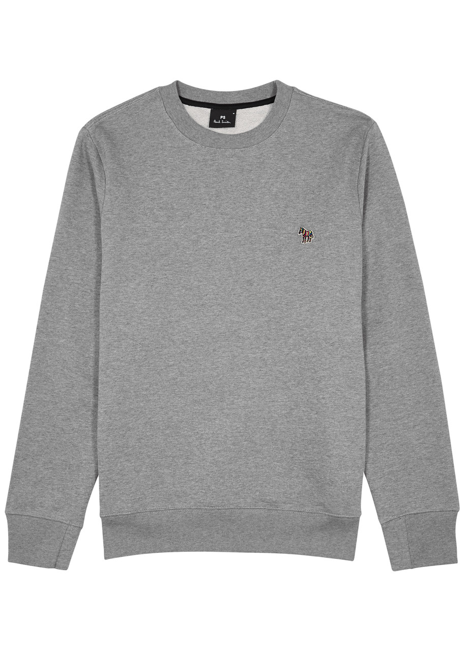 Shop Ps By Paul Smith Logo Cotton Sweatshirt In Grey