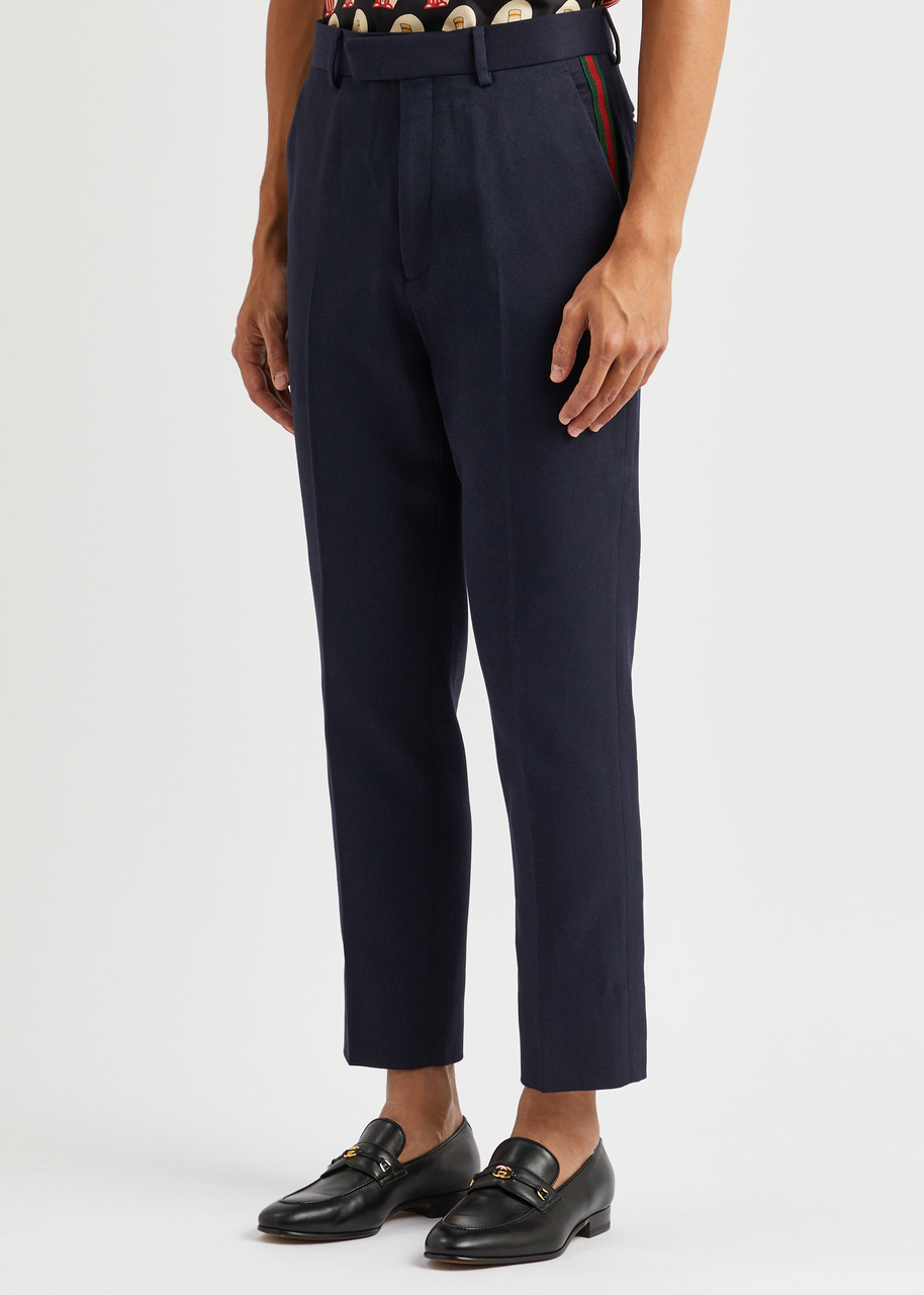 GUCCI GUCCI STRAIGHT-LEG COTTON CHINOS