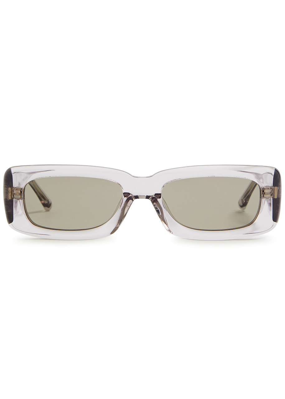 THE ATTICO X LINDA FARROW THE ATTICO X LINDA FARROW MINI MARFA RECTANGLE-FRAME SUNGLASSES