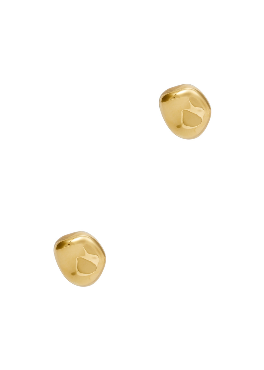 Agmes Gia Small 18kt Gold Vermeil Stud Earrings