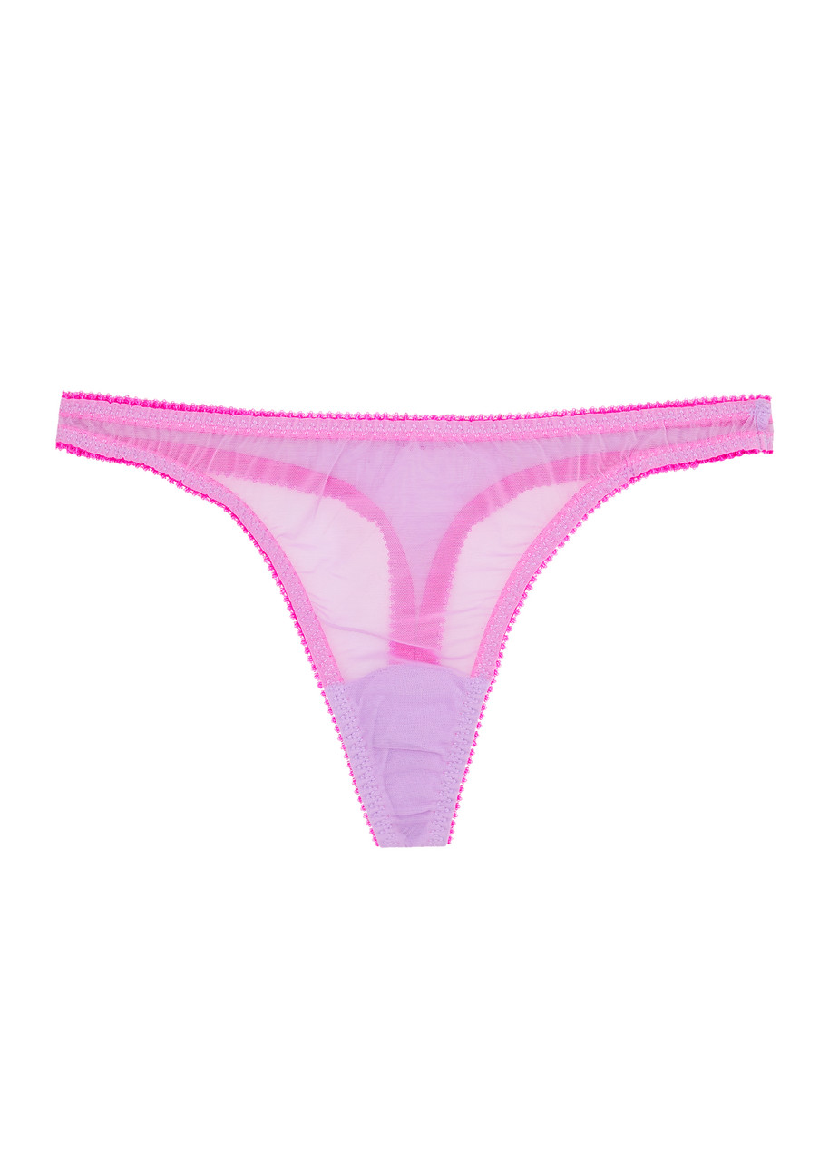 Dora Larsen Bella Tulle Thong In Lilac