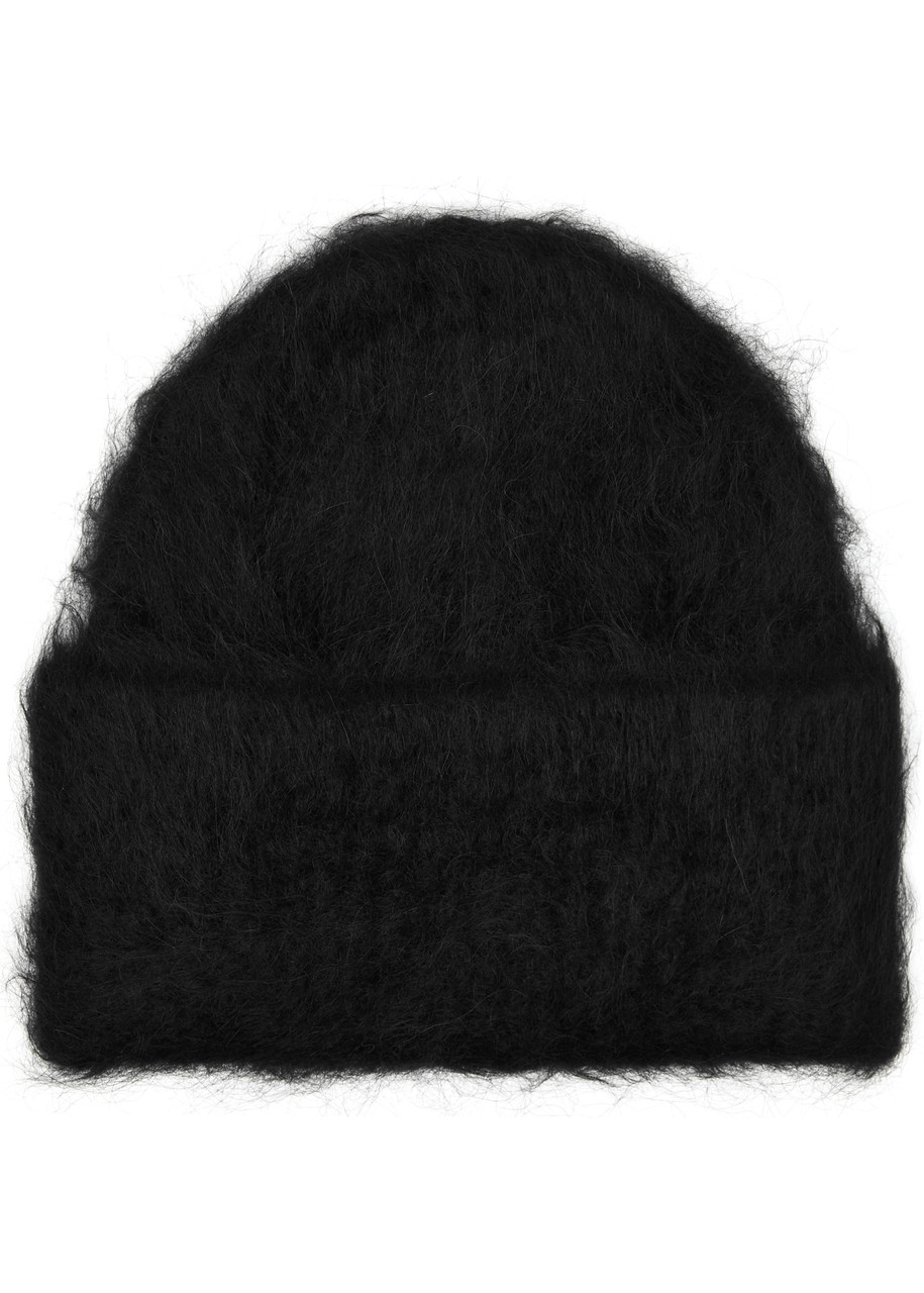 Shop Totême Alpaca-blend Beanie In Black