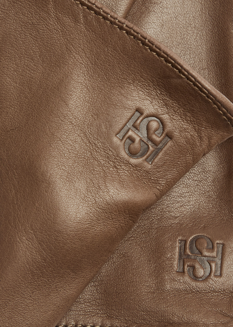 Handsome Stockholm Essentials Leather Gloves – Taupe – M