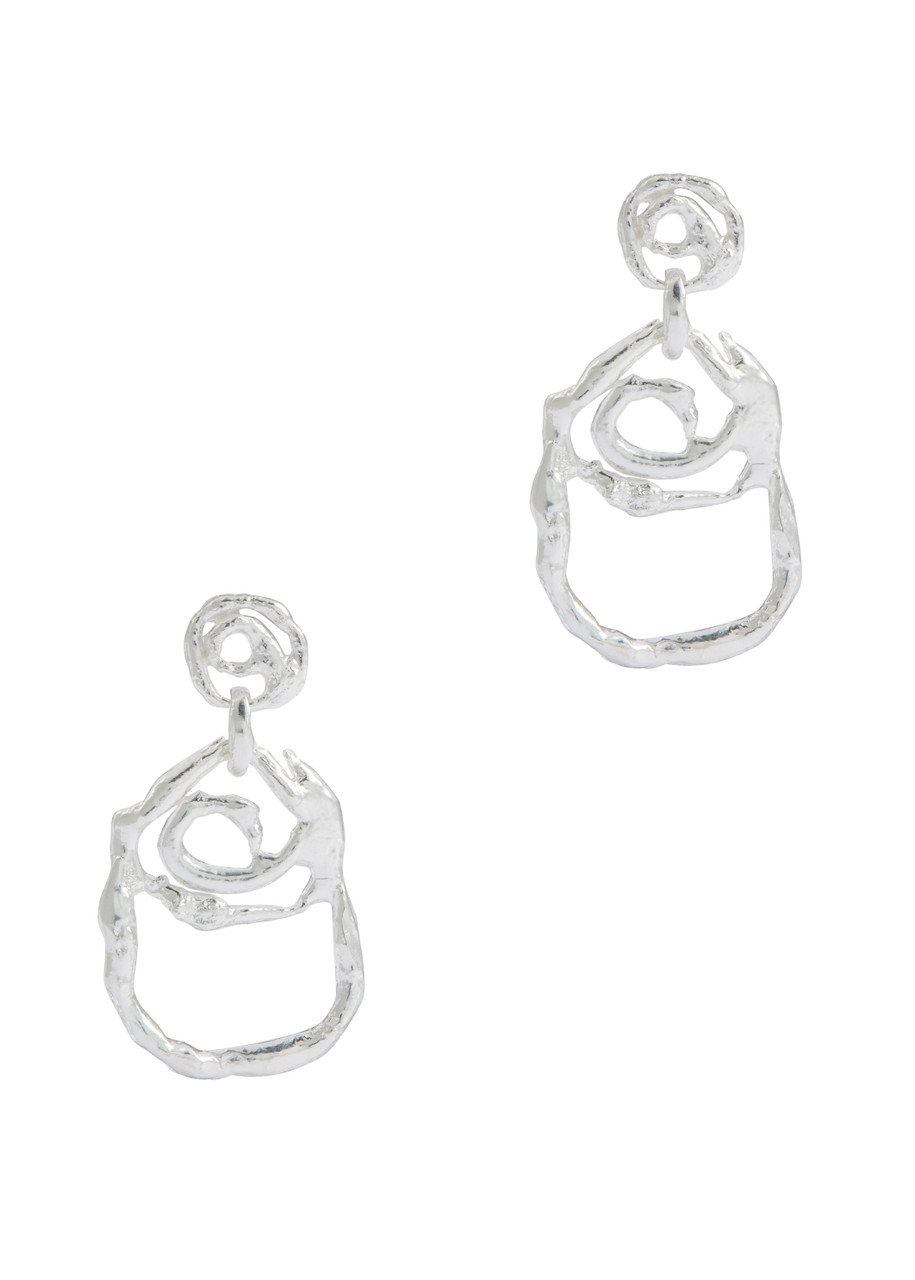 Lea Hoyer Merle Sterling Silver Drop Earrings