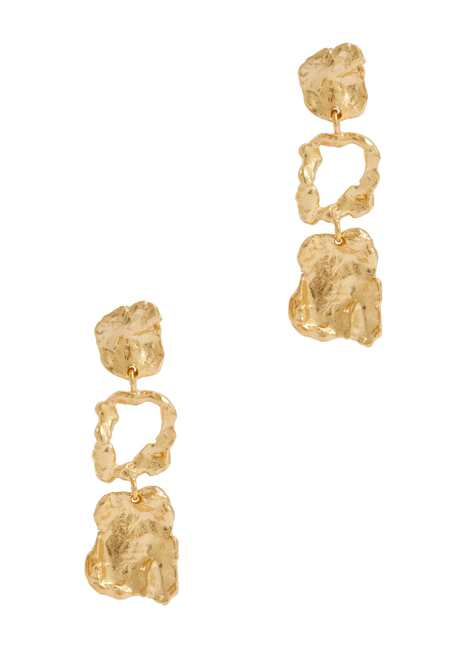 Lea Hoyer Alma Gold-plated Drop Earrings