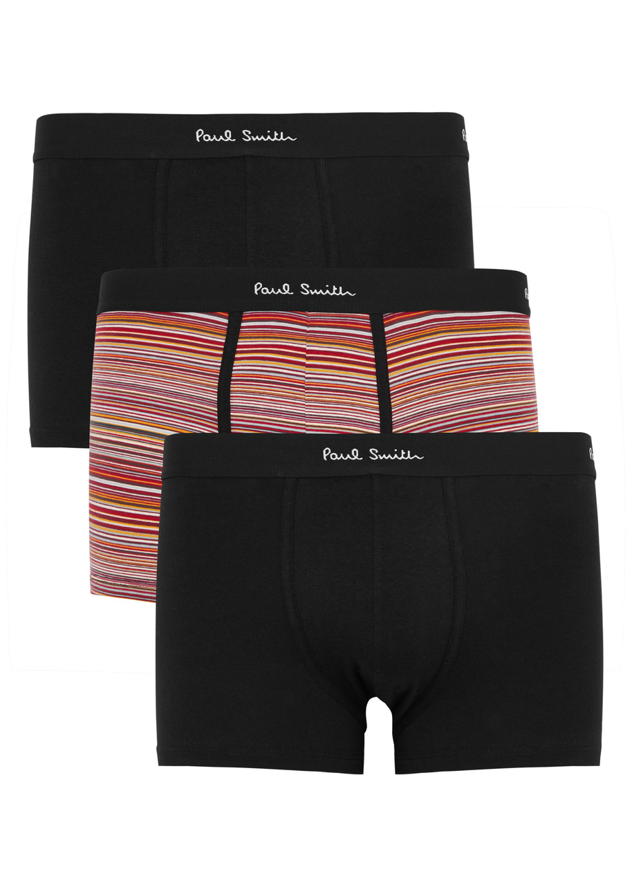 Paul Smith Stretch-cotton Boxer Briefs In Black