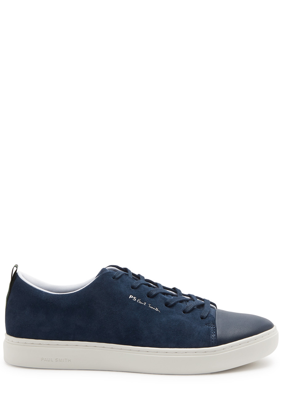 Paul Smith Lee Suede Trainers In Navy