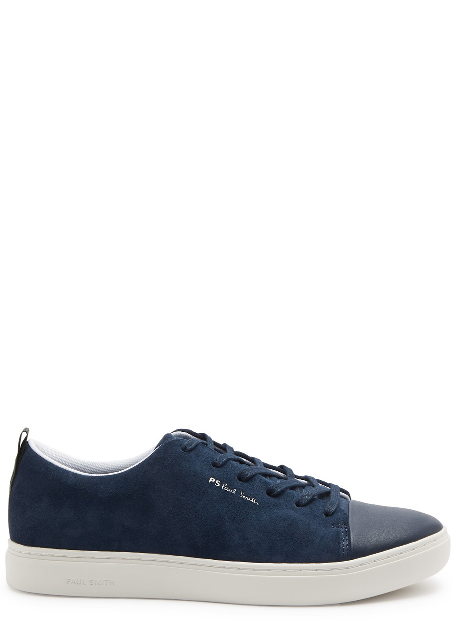 Paul Smith Lee Suede Sneakers In Navy