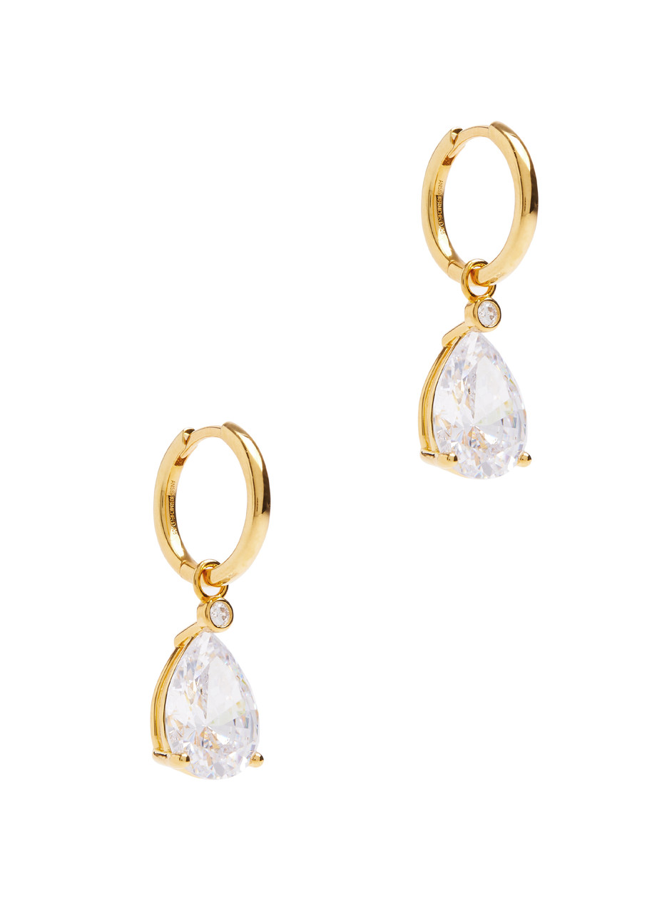 Anissa Kermiche crystal embellished disc earring - Yellow