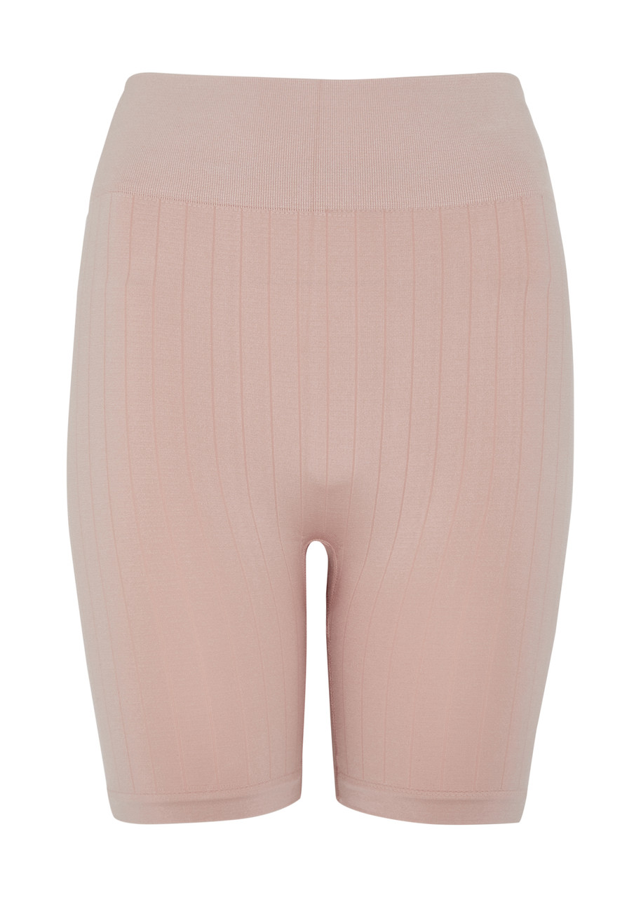PRISM2 Fluid Ribbed Stretch-jersey Cycling Shorts - Light Pink - One Size