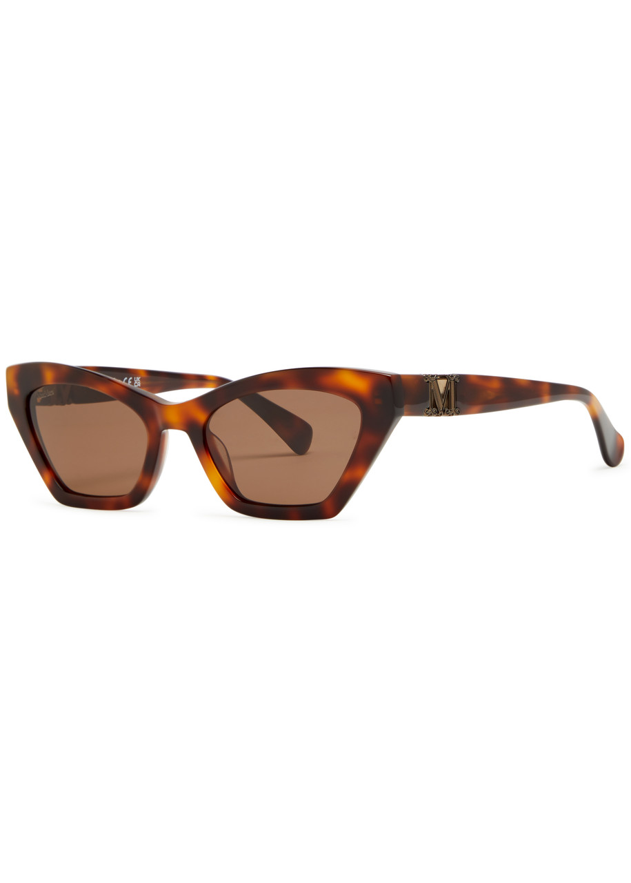 Max Mara Emme Cat-eye Sunglasses In Brown