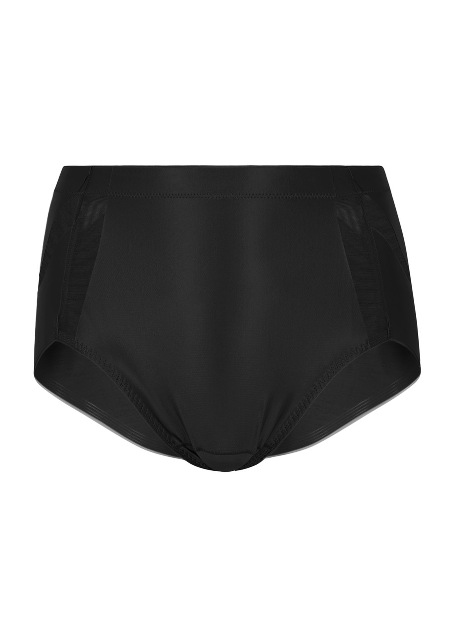Spanx Booty Lifting Satin Briefs In Black