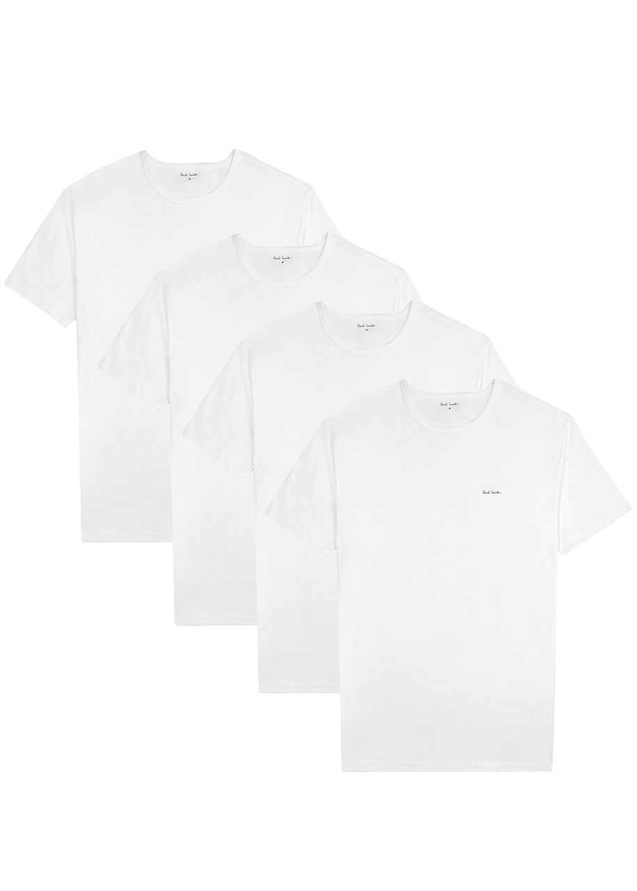 Paul Smith Logo-print Cotton T-shirt In White