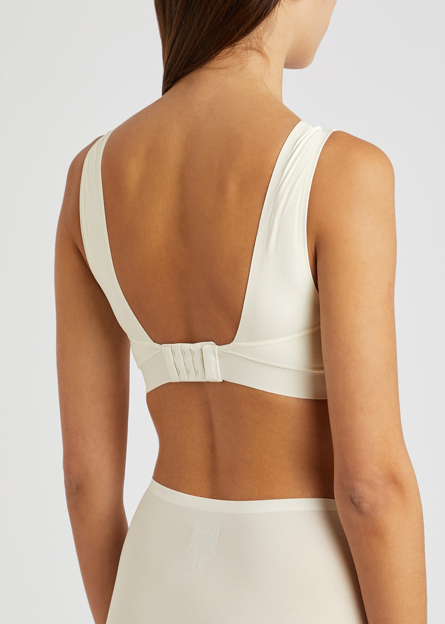  Chantelle Soft Stretch Black Bralette - Ivory - Xs/s 