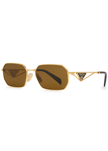 PRADA Rectangle-frame sunglasses | Harvey Nichols