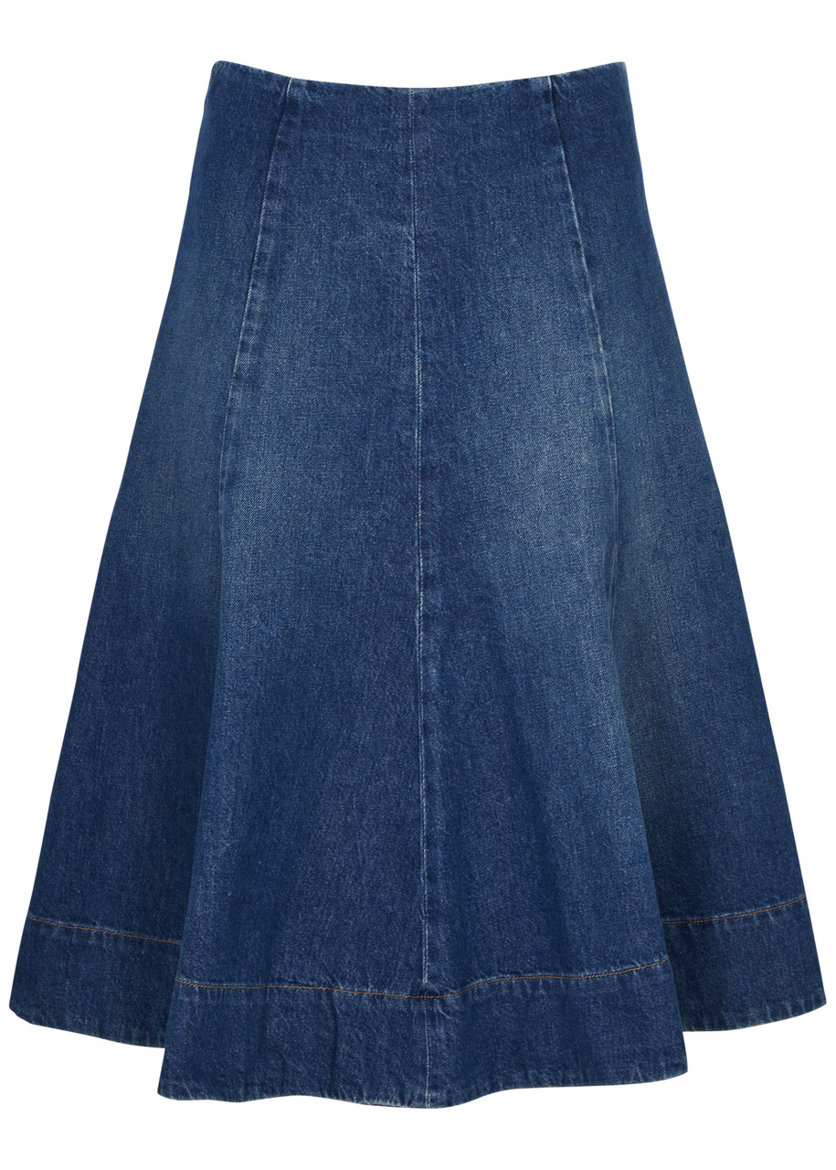 Lennox Denim Midi Skirt