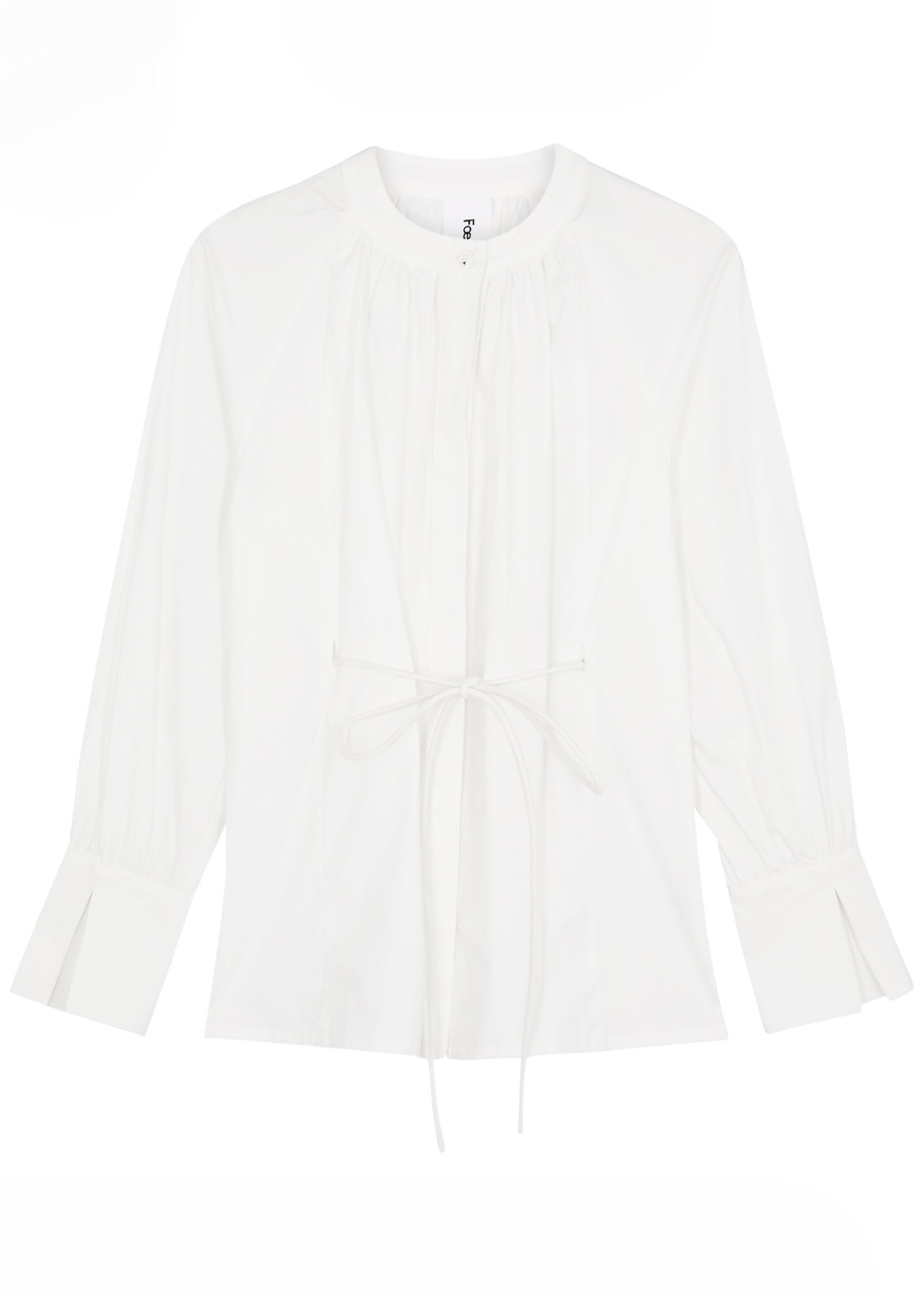 Foemina Susie Cotton-poplin Shirt In White