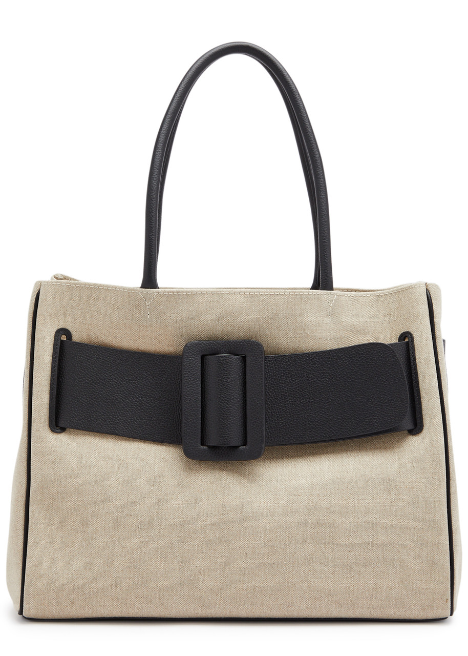 Boyy Bobby Soft Canvas Tote In Natural