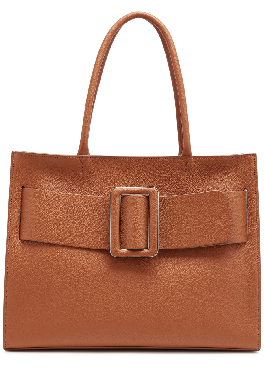 Boyy Bobby Soft Leather Tote In Amber