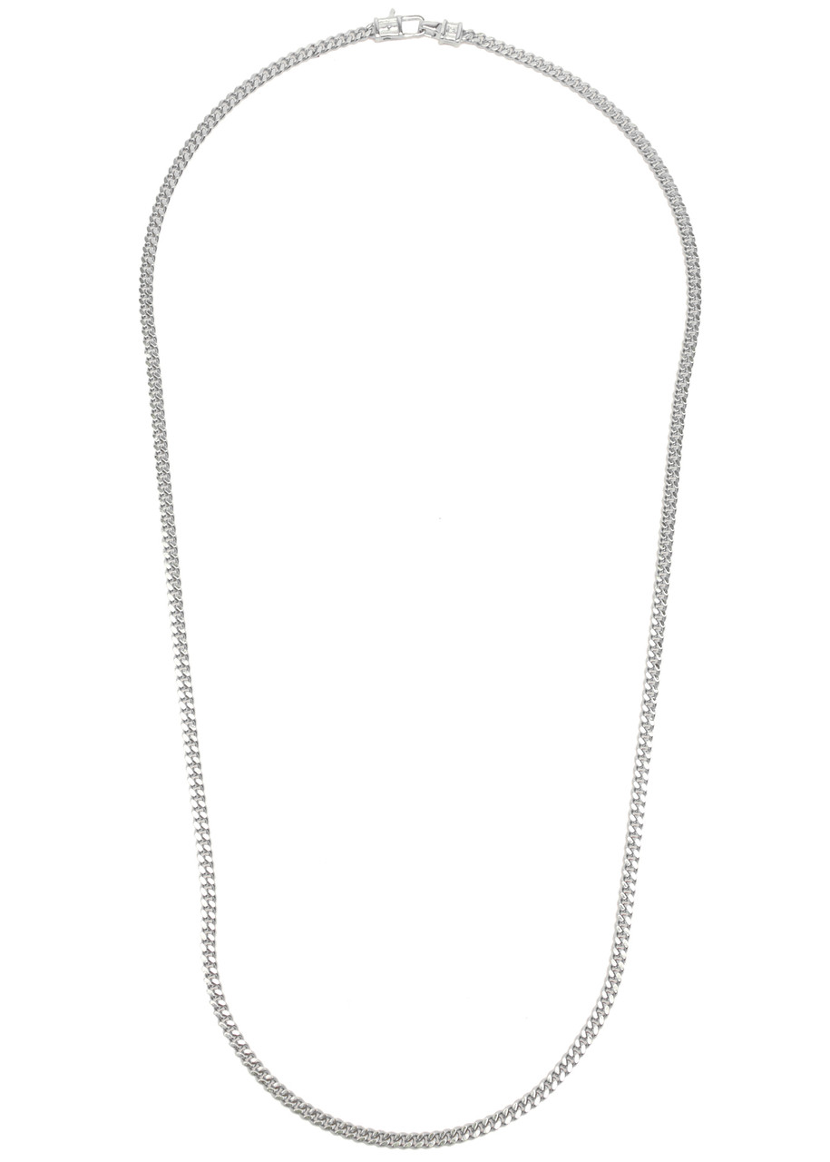 Tom Wood Curb M Sterling Silver Chain Necklace