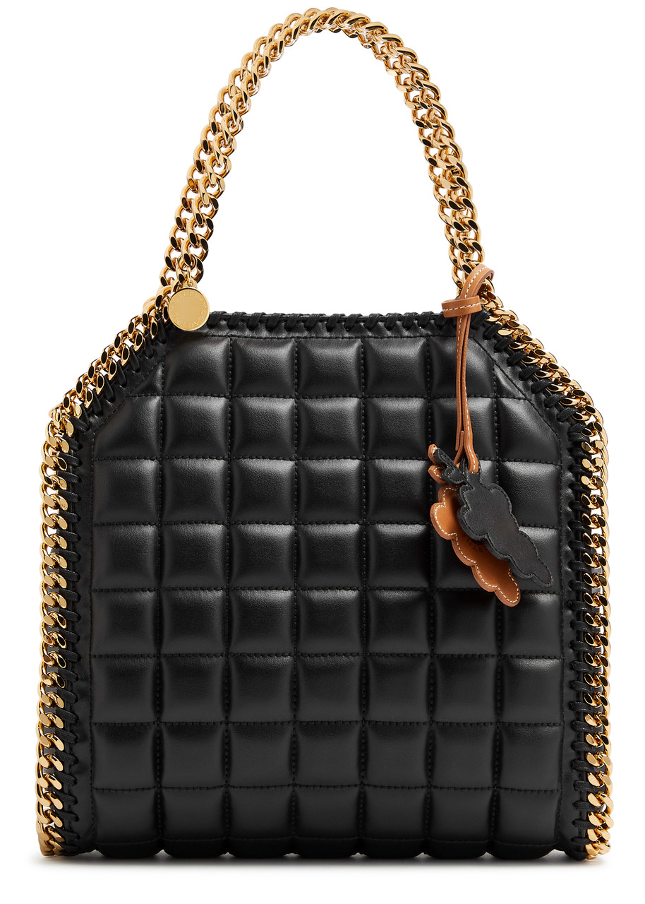 Falabella Mini Quilted Faux Leather Tote