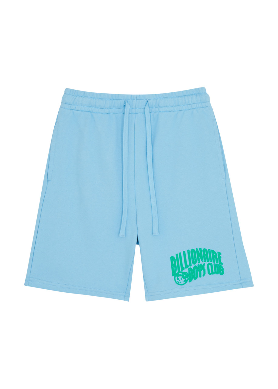 Billionaire Boys Club Kids Arch Logo-print Cotton Shorts In Blue Light